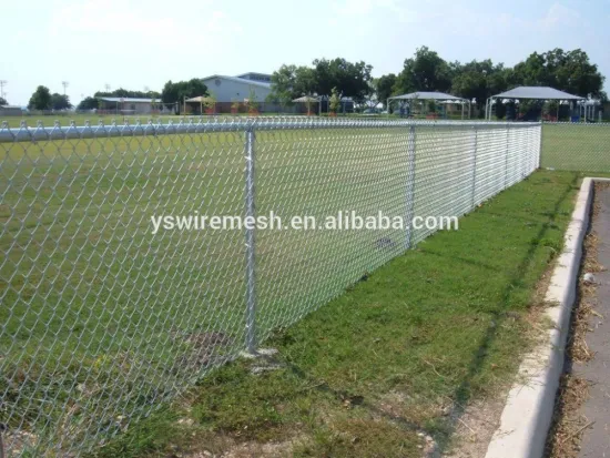 garden galvanzied chain link fence