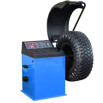 Affordable Blue Tire Balancer 110v/220v with Removable Machine and Adapters for Cars