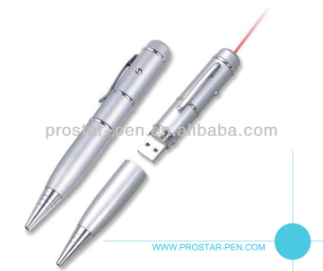 Promotional usb flash drive laser pointer metal ball pen