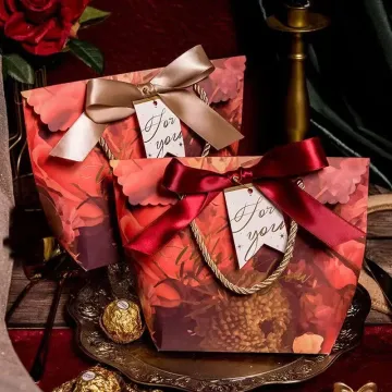 Bow fashion gift packaging bag