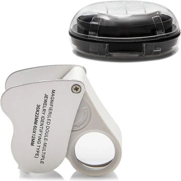 Loupe Loupe Expection dengan lampu LED (30x 60x) yang diterangi)