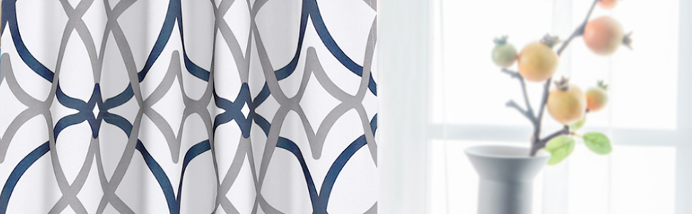 Pattern Display Curtains