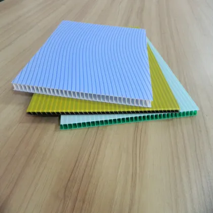 Wholesale white 8mm thickness plastic corrugated board plastic board aluminum hollow profile