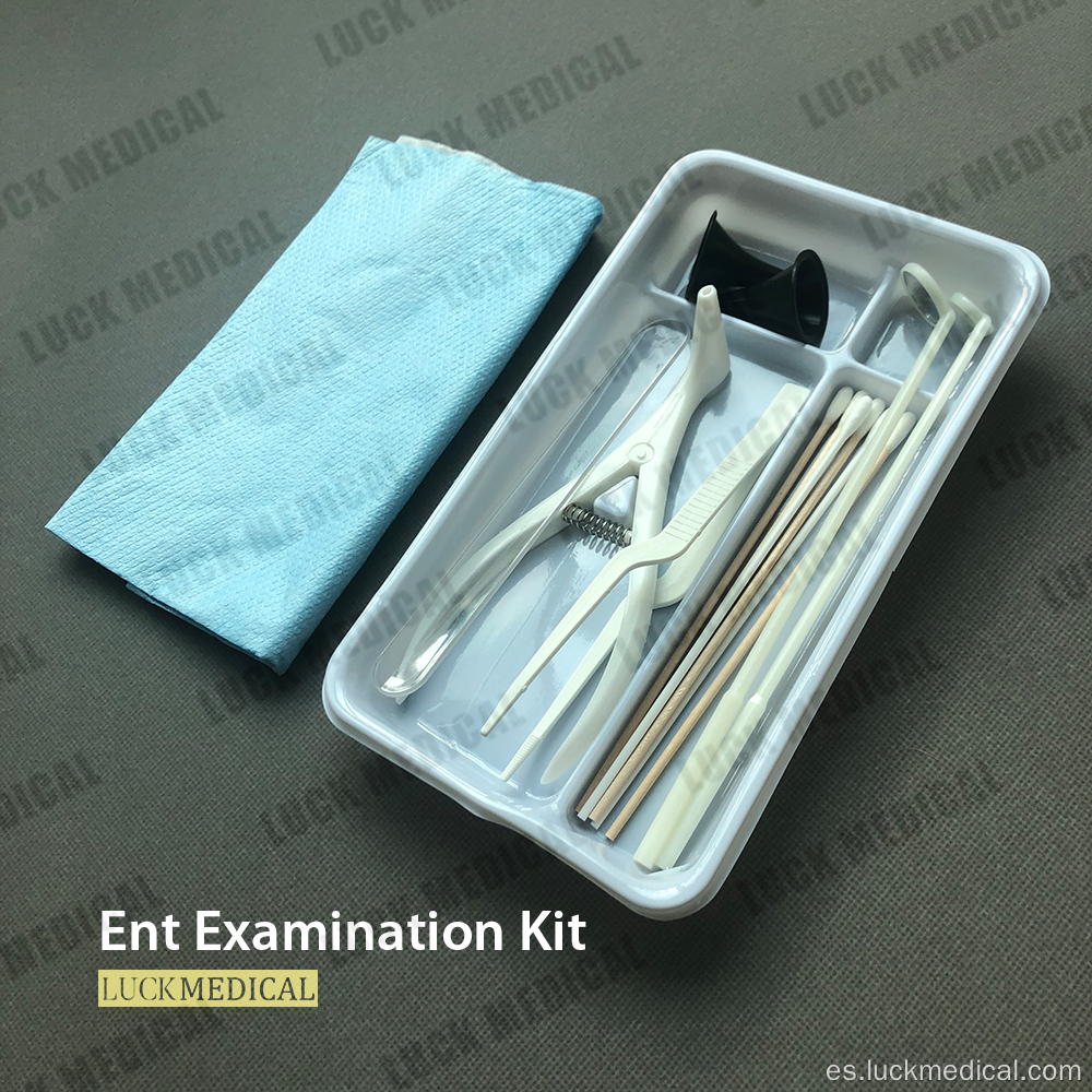 Kit de examen de ENT quirúrgico desechable