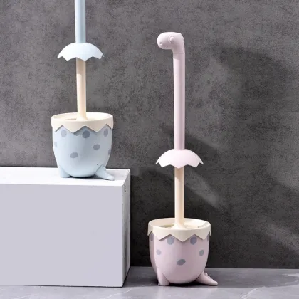 Egg-Shaped Toilet Cleaning Brush