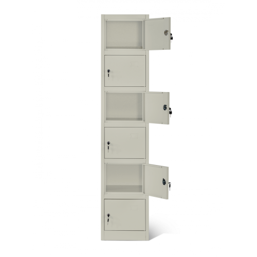 6 Tier Full Length School Locker