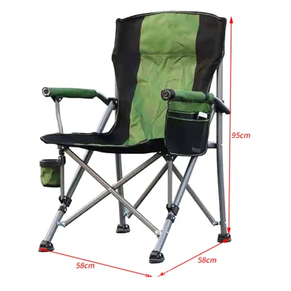 Portable Low-Cost Foldable Camping and Picnic Chair for Outdoors and Fishing