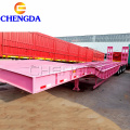 100 Ton Lowbed lowboy flatbed trailer for sale