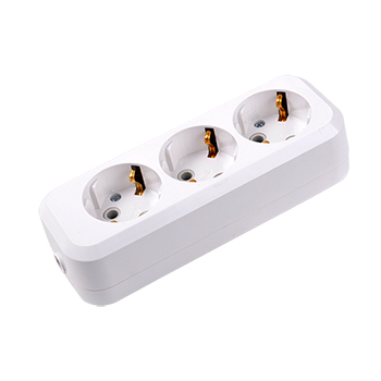 3 gang power sockets with earthing