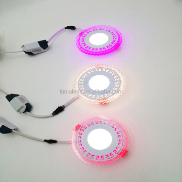 Hai đèn LED LED lõm 6+3W có thể thay đổi