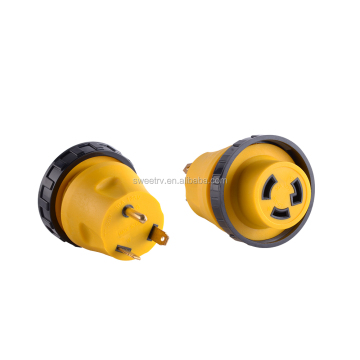 D50022 RV Electrical Converter Plug Locking Count Count Twist Twist για κατασκηνωτές και γεννήτριες