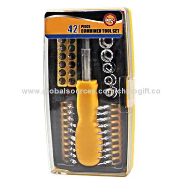 2014 Slotted Magnetic Angle 42-piece Combined Screwdriver Tool Set