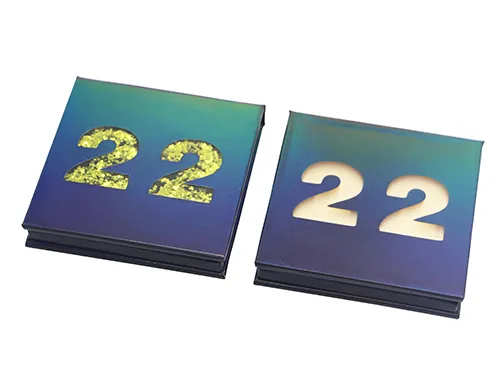 Single powder case packaging