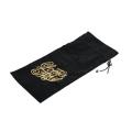 Velvet bag for wine packing with LOGO embroidery