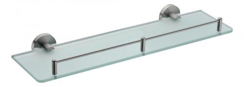 Estante de vidrio de baño cromado de acero inoxidable para comestic