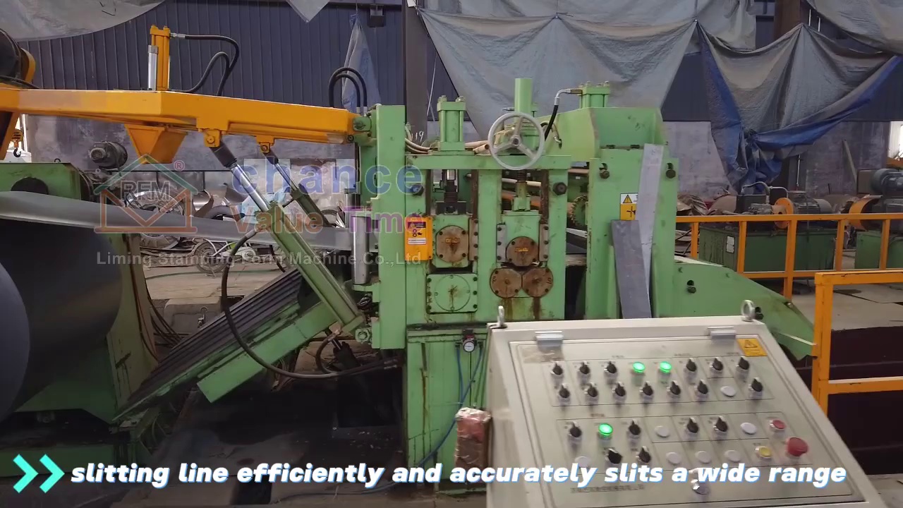 High Productivity Sheet Metal Coil Slitting Processing Line