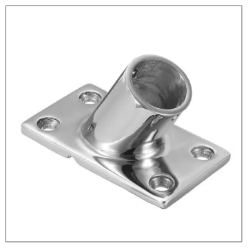 Marine Casting Stainless Steel 316 Boat Grab Handrail Fitting 60 Degree Rectangular Base