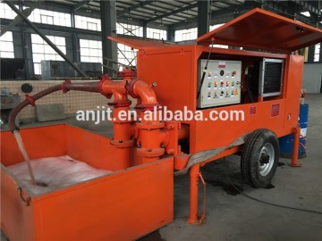 Hydraulic lightweight concrete pump