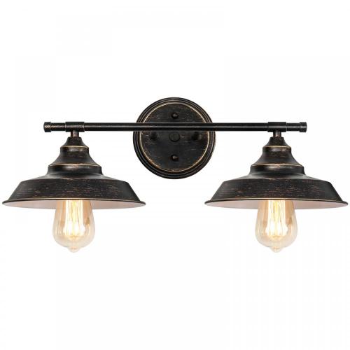 Vintage Industrial Bronze Vanity Lights for Wall