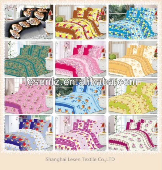 lesen Hot sale nice pigment printed 100% polyester microfiber peach skin fabric