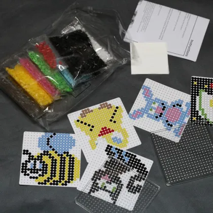 Ecofriendly Plastic Fun Fusion Beads Multi-color Beads