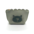 Money Purse Cat PU make up coin purse Factory