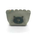 Cat PU make up coin purse