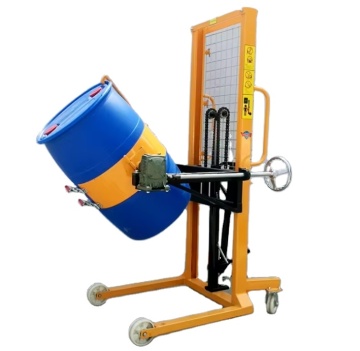 Electric Hydraulic Oil Drum Forklift: Loading, Unloading, Flipping, and Stacking