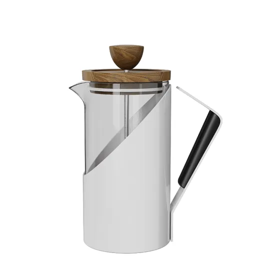 DHPO Eco-Friendly Stainless Steel Coffee Maker with Glass French Press