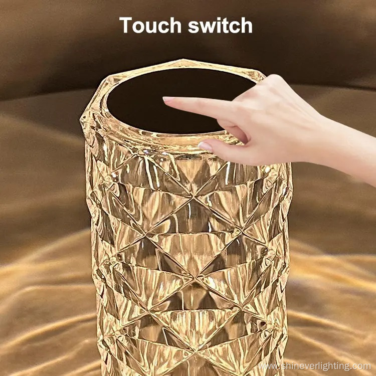 Rechargeable Touch crystal Table Light Lamp