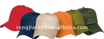5 panel unconstructed 100% cotton sports cap