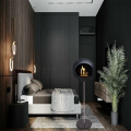 latest design sphere Bio Ethanol freestanding Fireplace