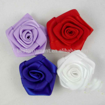 Mixed colors satin flower rose craft