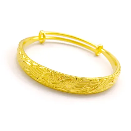 Dragon Phoenix Gold Plated Bracelet: Wholesale Supply, Wedding & Party Gift
