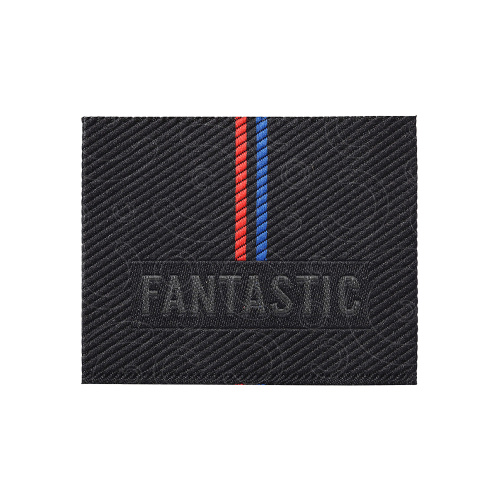 Label tenunan berketumpatan tinggi sutera ikan