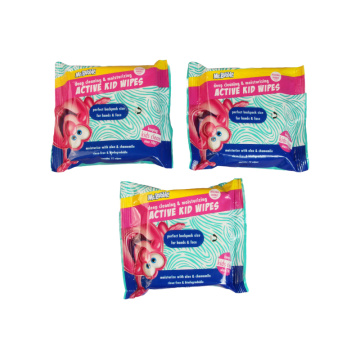 Lingettes nettoyantes pour les mains et la bouche