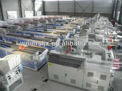 Greener Ecological floor wood plastic machine