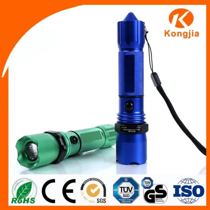 Top 10 CE RoHS Products Self Defense Tactical Led Rechargeable Flashlight
