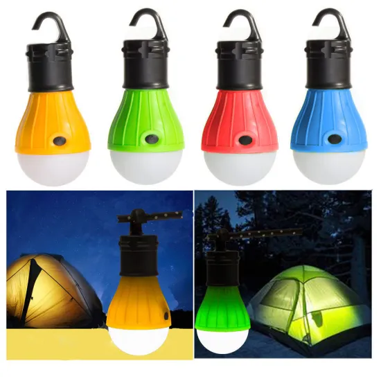 Camping Lantern Outdoor Outdoor Hanging 3led Camping Tent Light Bulb Fishing Lantern Lamp