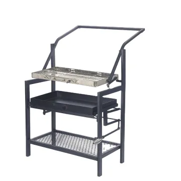 2024 Portable Folding Stainless Charcoal BBQ Grill Commercial Outdoor Rotisserie BBQ Grills