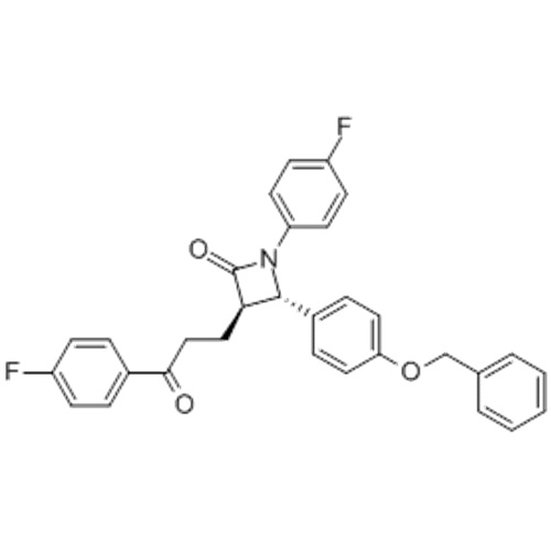 Nazwa: (3R, 4S) -4- [4- (benzyloksy) fenylo] -1- (4-fluorofenylo) -3- [3- (4-fluorofenylo) -3-oksopropylo] azetydyn-2-on CAS 190595 65-4