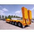 4 axle 100Ton low bed truck semi trailer