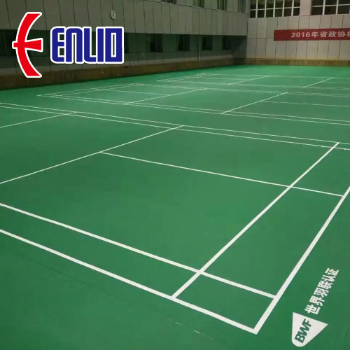 Pisos esportivos profissionais de badminton BWF III