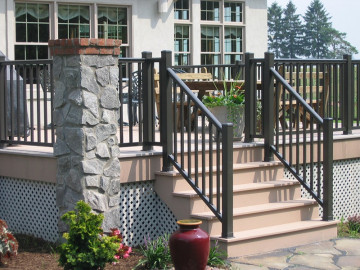 Protective Beautiful Iron Balcony Railings