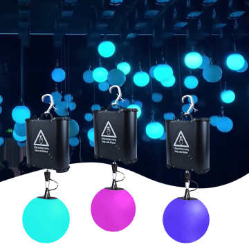 Factory Wholesale DMX 3D RGB LED Lifting Kinetic Ball Lighting System