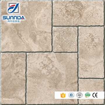 Sunnda foshan khaki color rustic faux brick floor tile