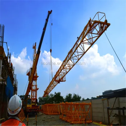 Heavy Duty Tower Crane Anemometer Wind Speed Meter | QTZ80 6010A Tower Crane Price
