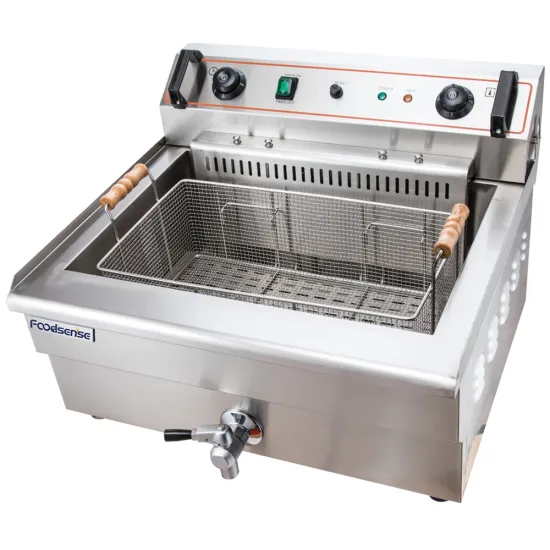 Factory Direct Selling Commercial Electric Deep Fryer Stainless Steel Electric Fryer with Tap