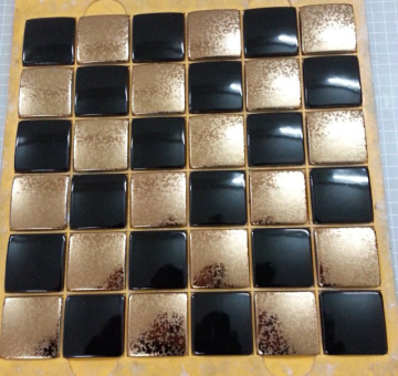 Black Ceramic Mosaic Tile