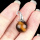 Tiger Eye 12mm Balls & Spheres Silver Wizard Cap Pendant for Making Jewlery Stone Beads Halloween Charms Decor Gift